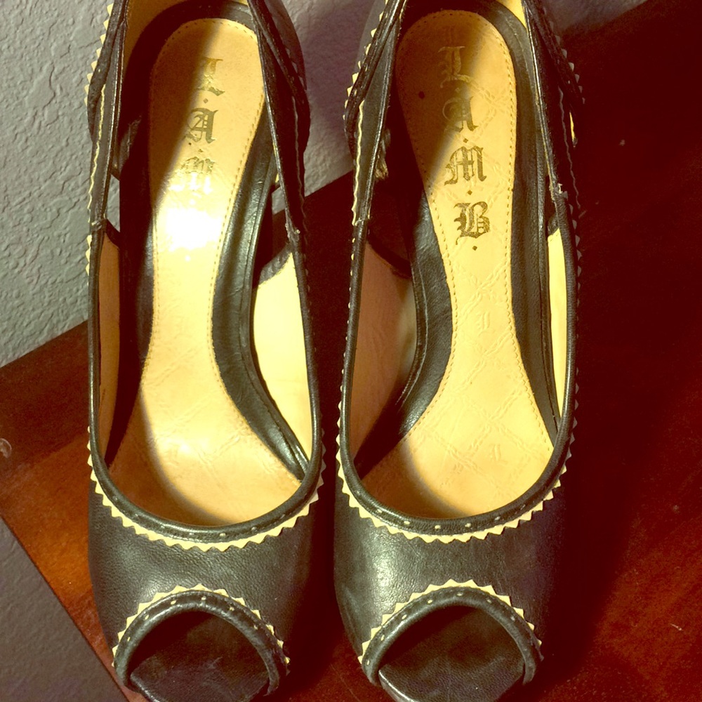 LAMB black heels